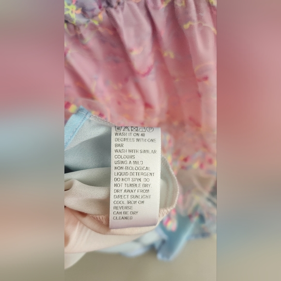 Olivia Rubin Saffy Dress in Neon Rainbow Lace, Size US 4 - Picture 11 of 11